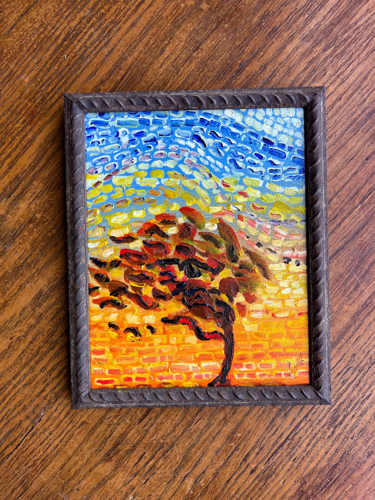 Whirling Cypress | Original Oil Painting