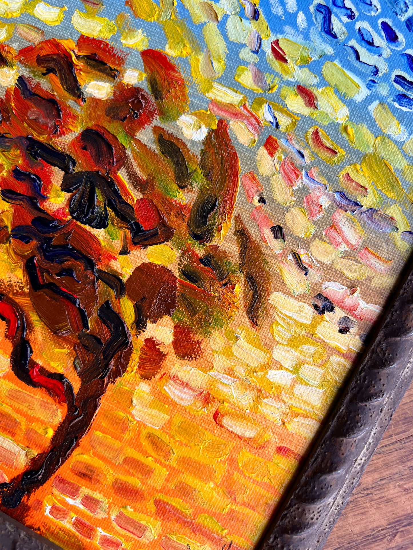 Whirling Cypress | Original Oil Painting
