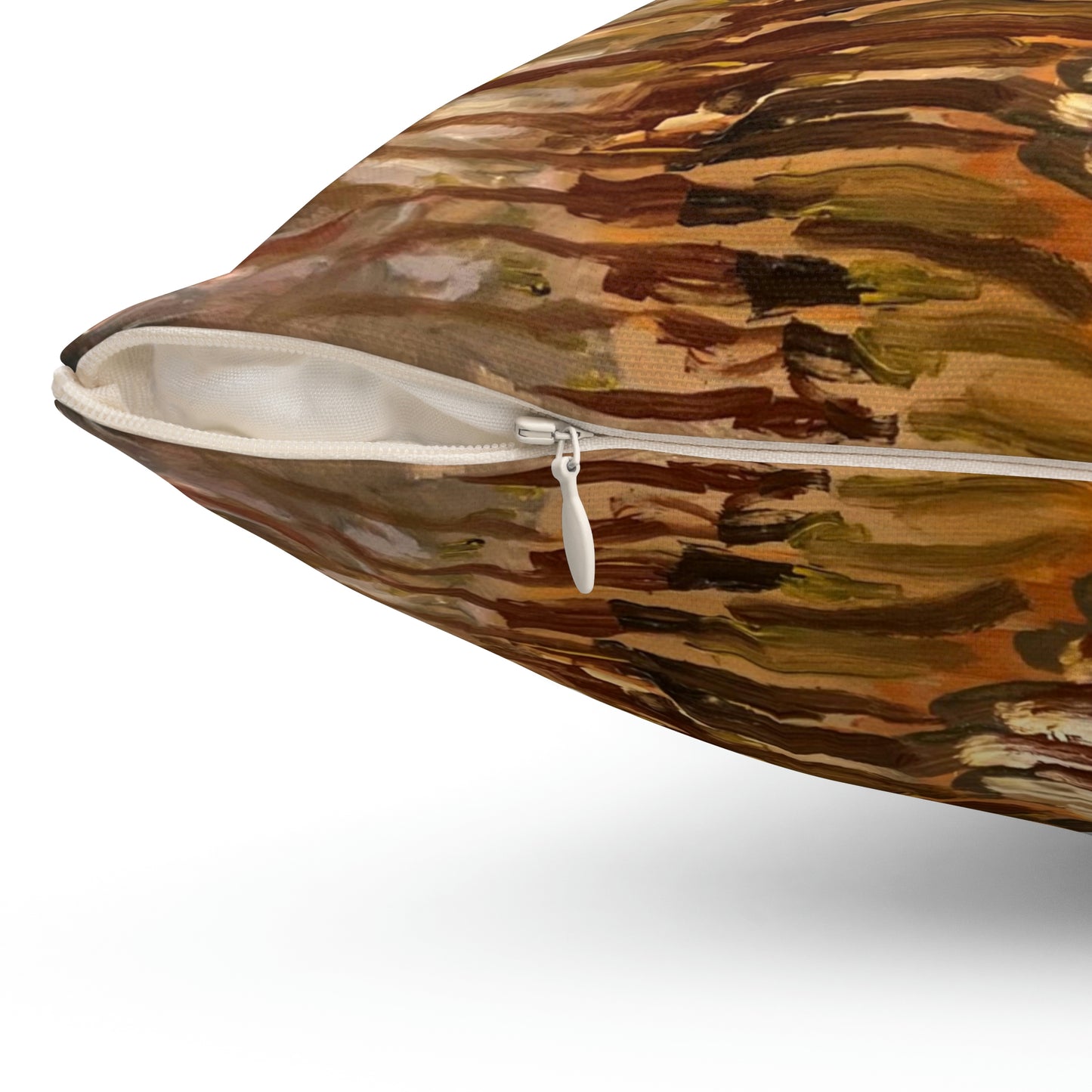 Flight of the Red Falcon | Spun Polyester Square Pillow