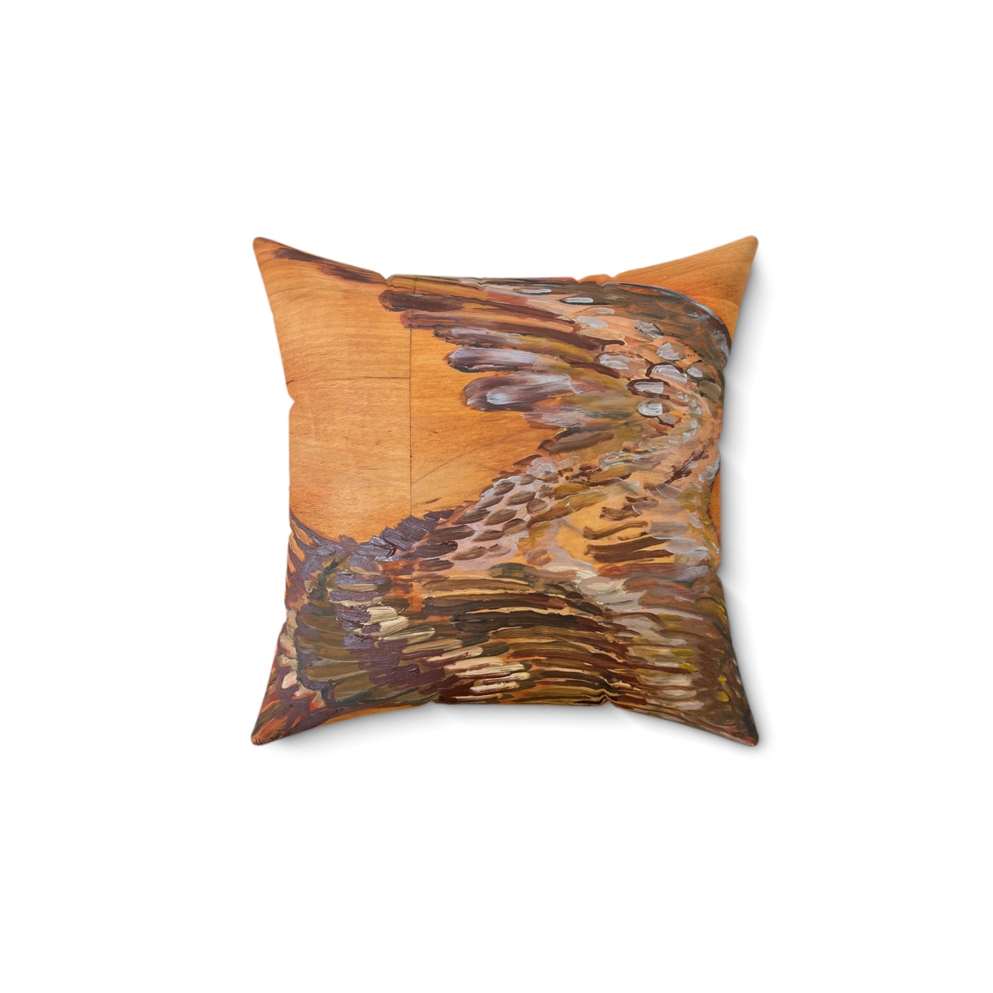 Flight of the Red Falcon | Spun Polyester Square Pillow
