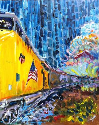 Outrunning the Storm | Original Oil Painting