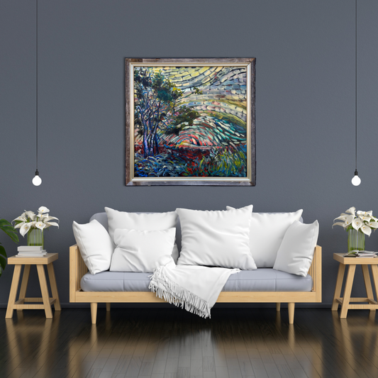 Summer's Struggle | Original Oil Painting on Panel